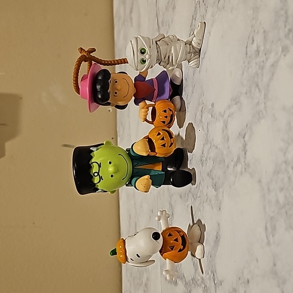 Peanuts Toys Peanuts Halloween Figures Cowgirl Lucy Pumpkin Snoopy